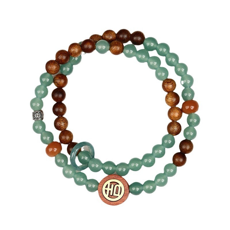 Double Fortune Loop - Auspicious Waters Bracelet