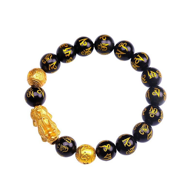 Obsidian Wealth Bracelet