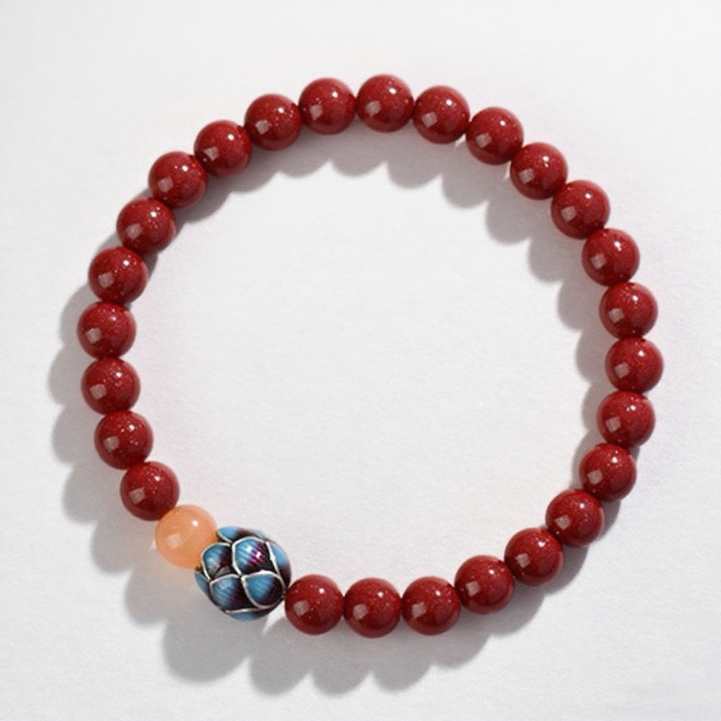 Self-Love Cinnabar Bracelet - Lotus Sanctuary