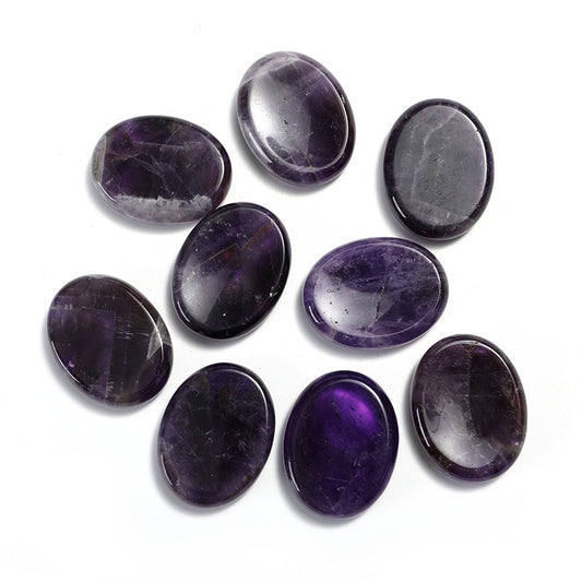 Amethyst Worry Stone: Embrace Peace and Intuition