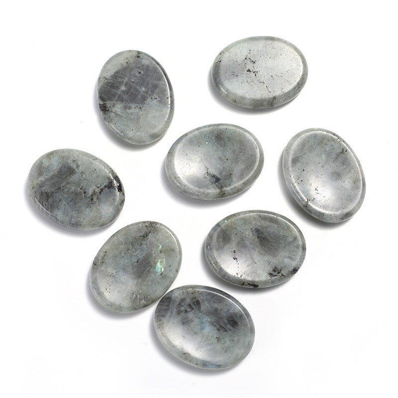 Labradorite Worry Stone: Embrace Transformation and Intuition