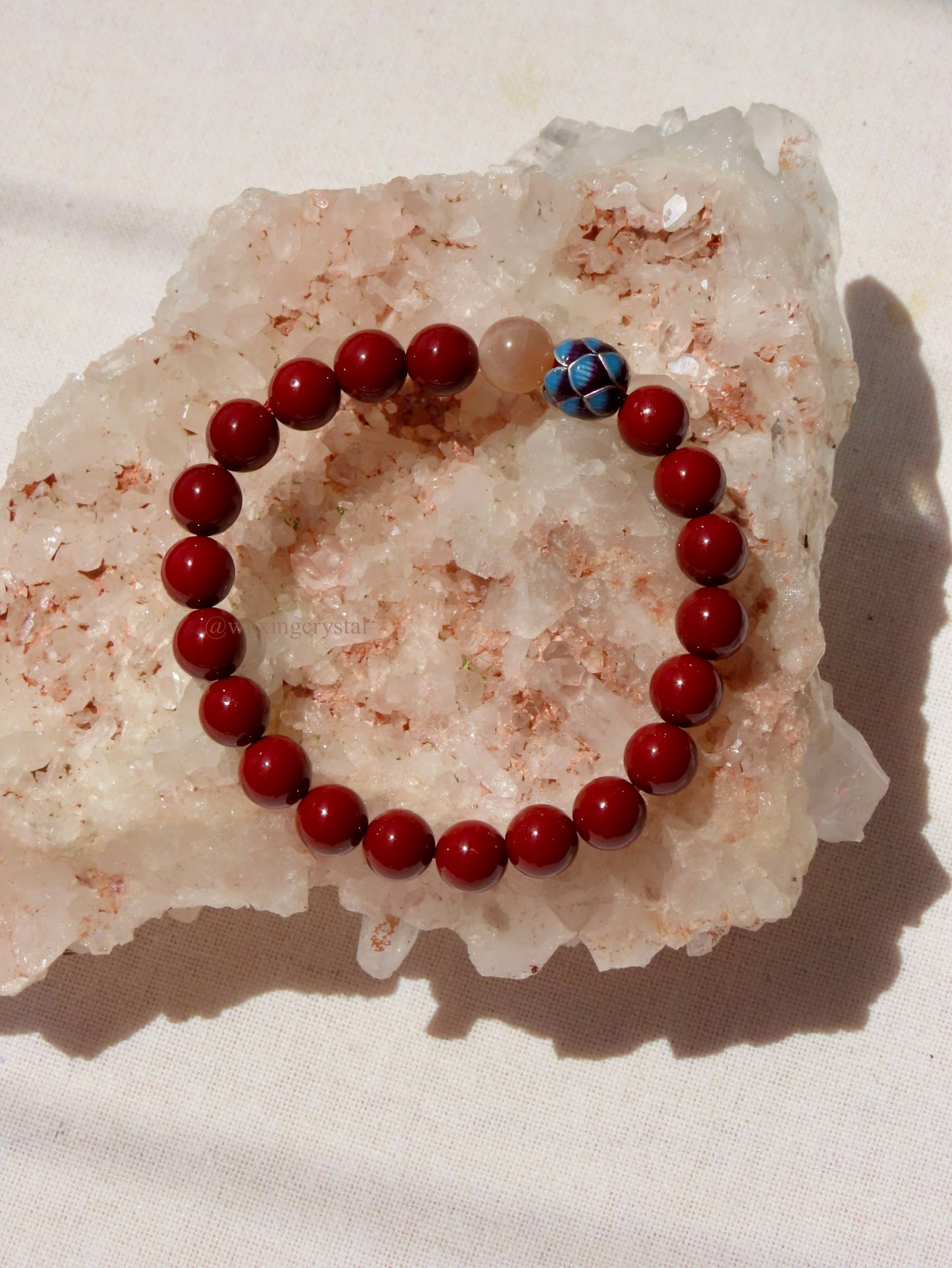 Self-Love Cinnabar Bracelet - Lotus Sanctuary