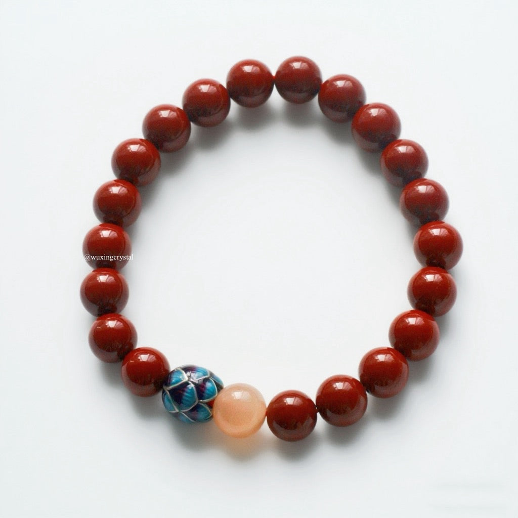 Self-Love Cinnabar Bracelet - Lotus Sanctuary