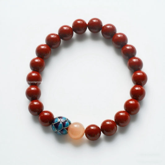 Self-Love Cinnabar Bracelet - Lotus Sanctuary