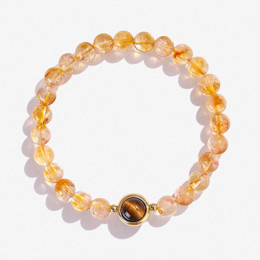 Tiger Eye & Citrine Healing Bracelet