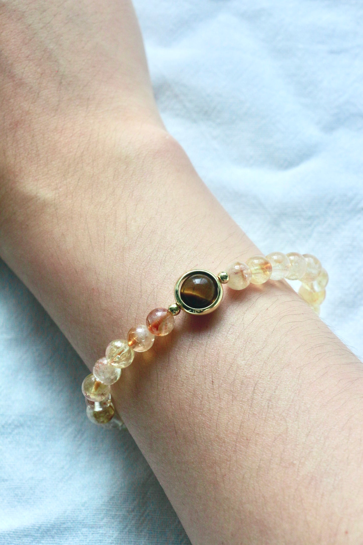 Tiger Eye & Citrine Healing Bracelet