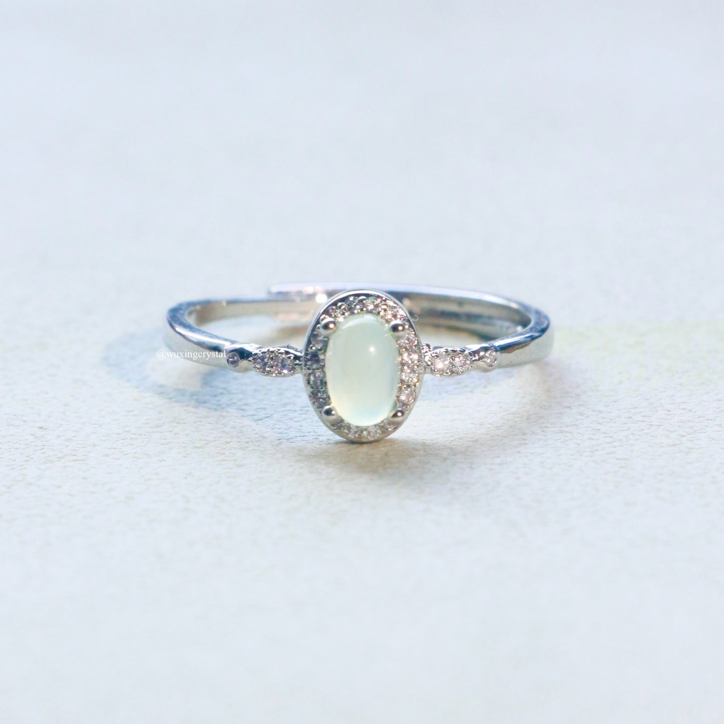 Natural Crystal Adjustable Ring — 6 Gemstone Options