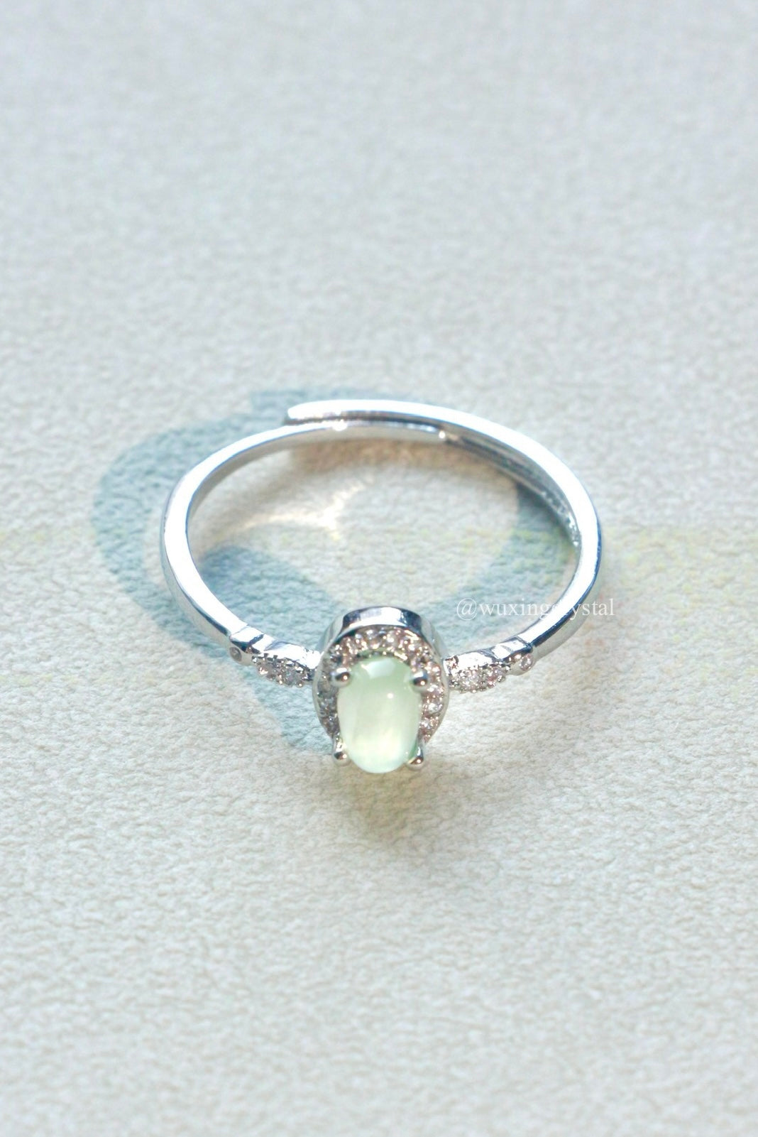 Natural Crystal Adjustable Ring — 6 Gemstone Options
