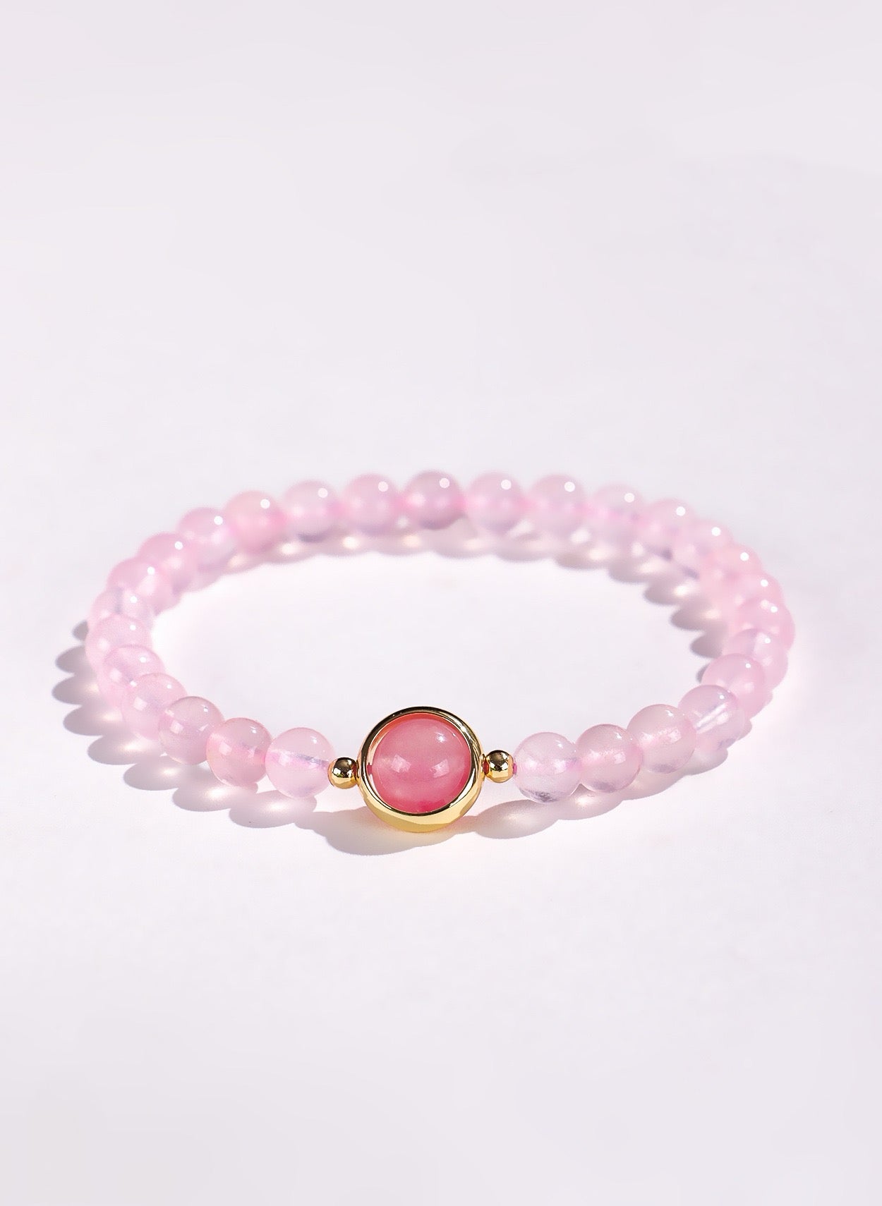 Rose Quartz & Rhodonite Bracelet