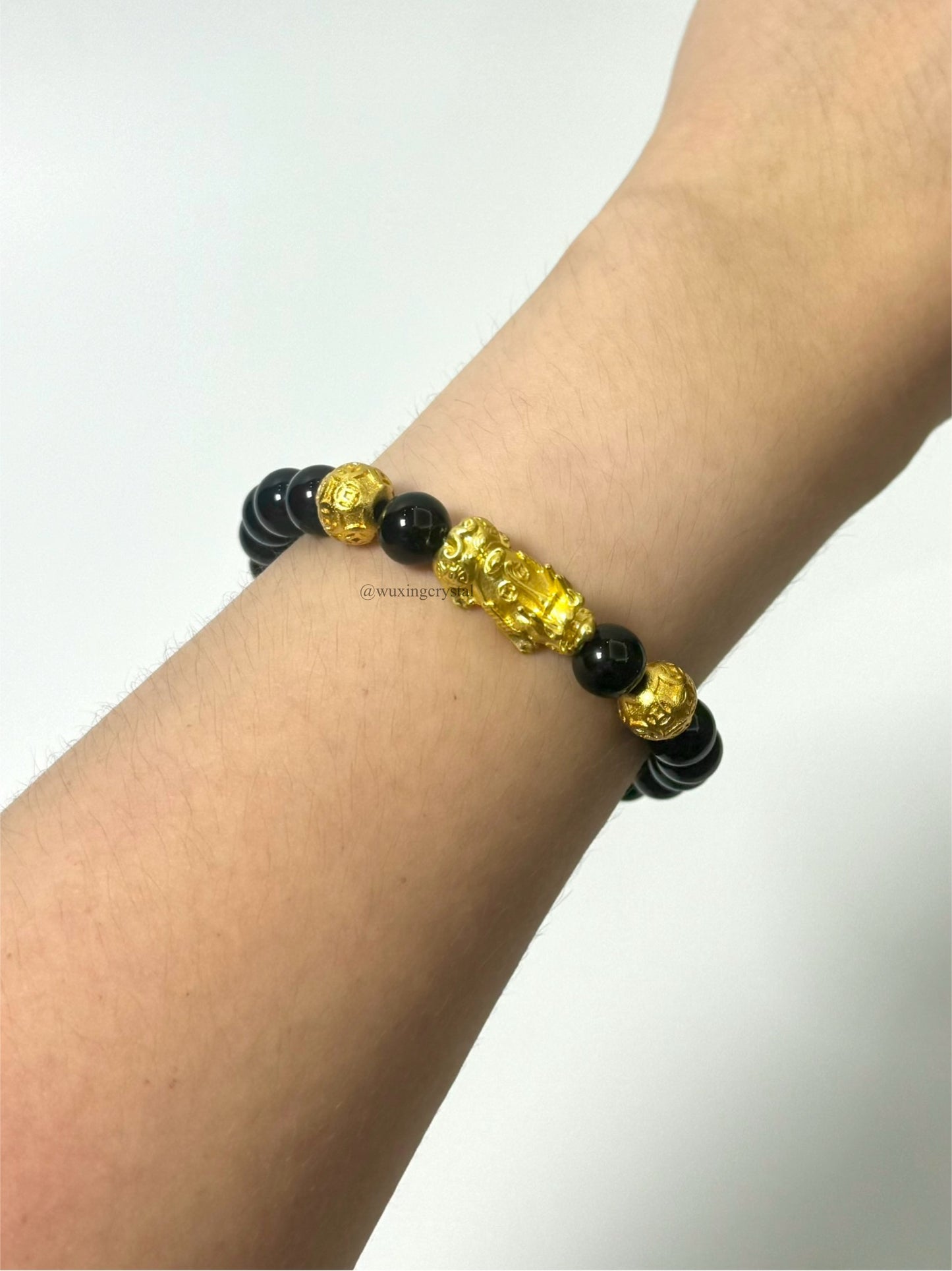 Obsidian Pixiu Bracelet