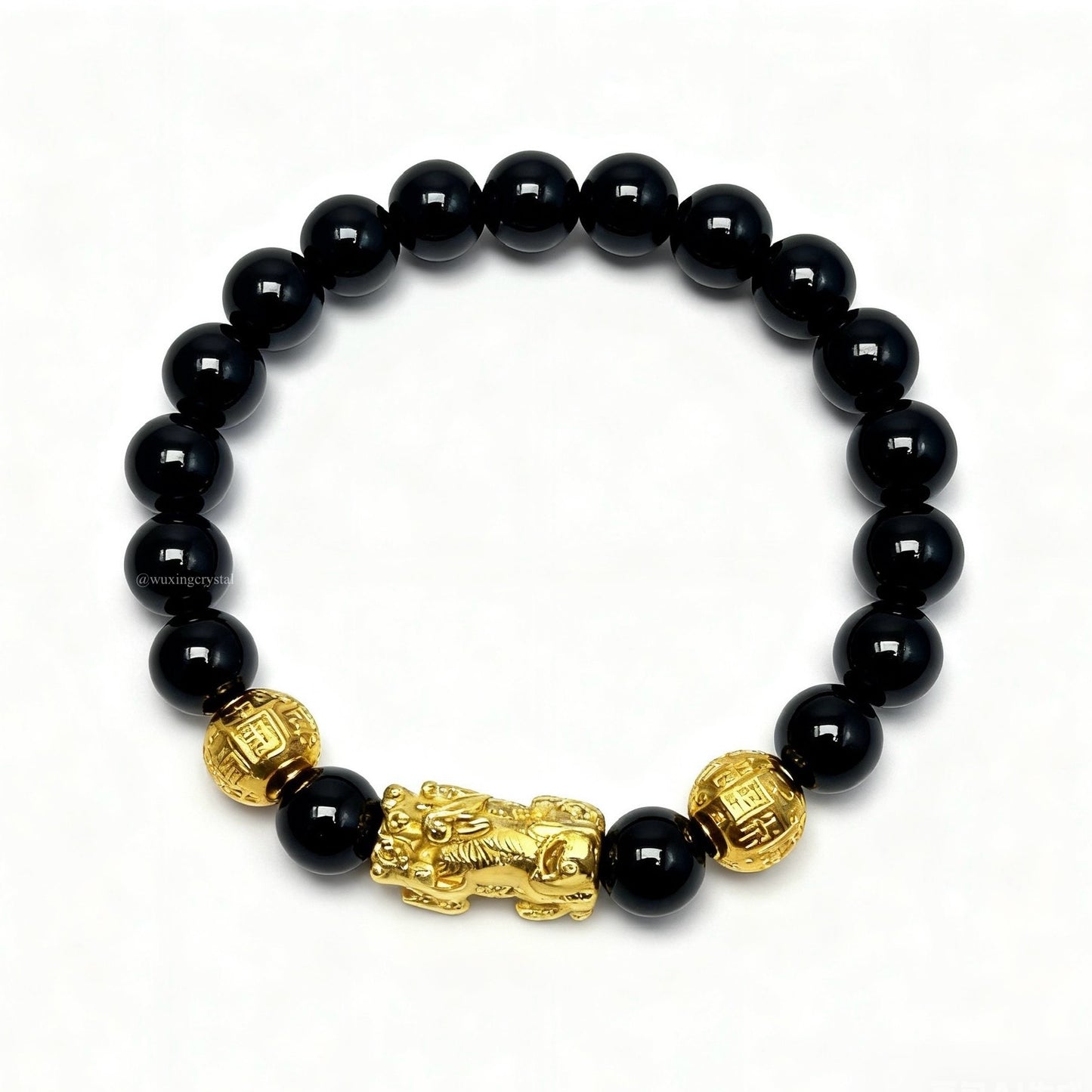 Obsidian Pixiu Bracelet
