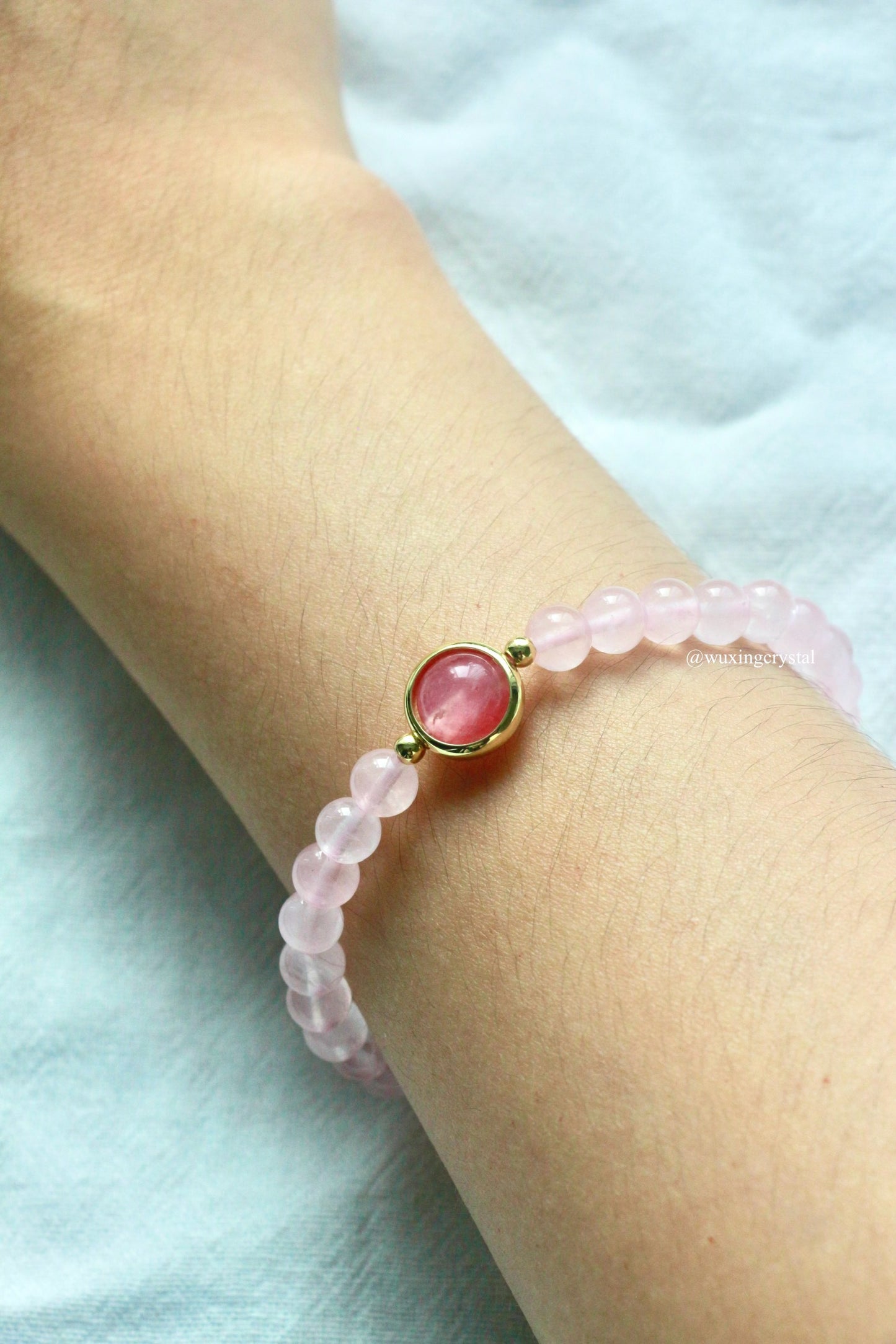 Rose Quartz & Rhodonite Bracelet