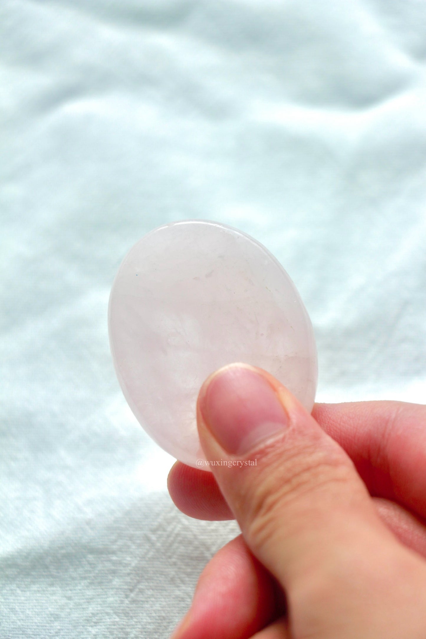 Rose Quartz Worry Stone: Embrace Love and Light