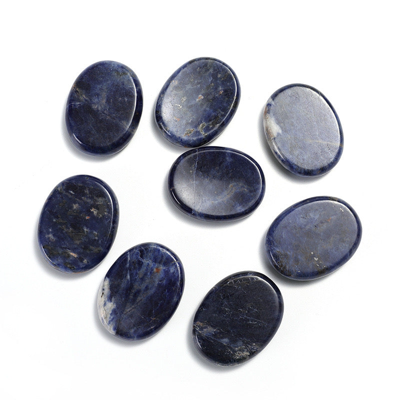 Sodalite Worry Stone: Your Quirky Companion for Calm