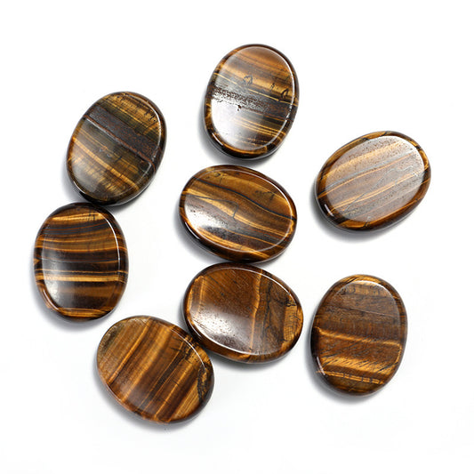 Tiger's Eye Worry Stone: Embrace Strength and Clarity